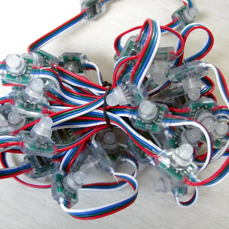 12mm diameter ws2801 2811 ucs1903 sm16703 pixel led square led string pixel led ws2811 square