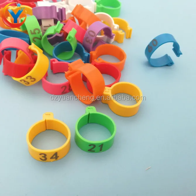 very cheap price chicken leg rings chicken foot ring stickers
