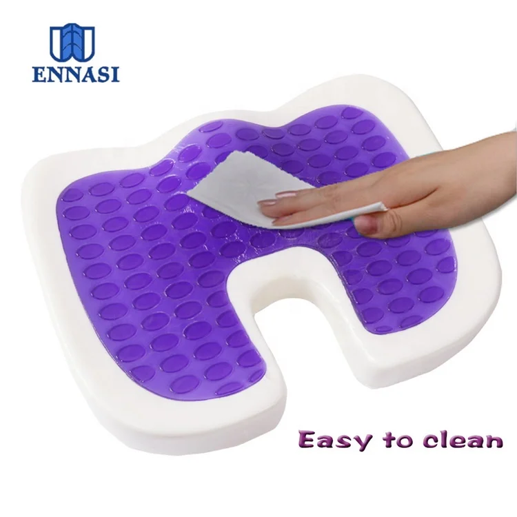 Summer Office Chair Orthopedic Memory Foam Cooling Gel Seat Cushion