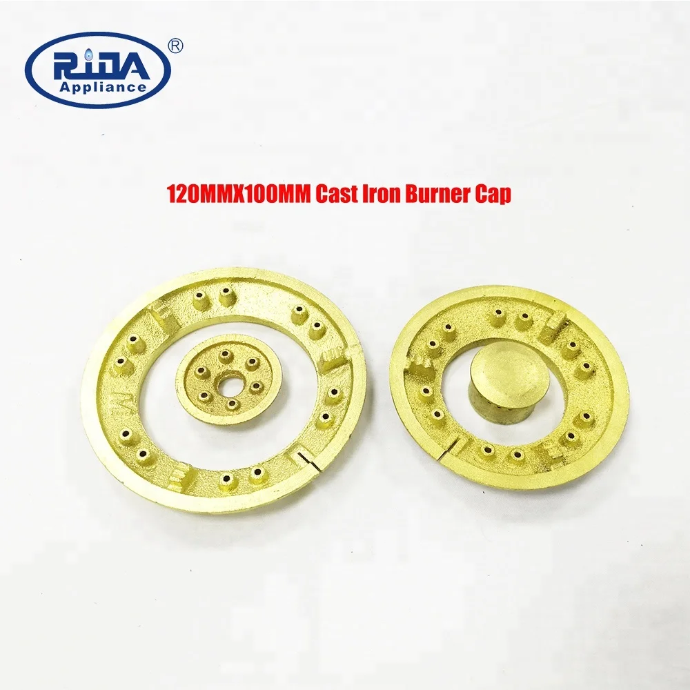 foshan 2 burners 120mm cast iron burner cap gas stove gas burner stove