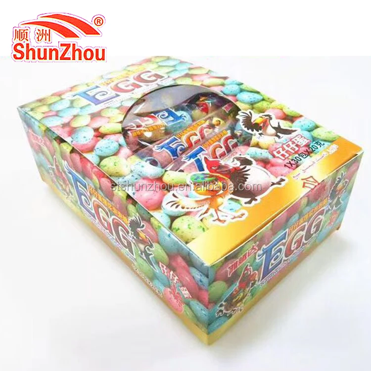 
ball shape bubble gum with jelly inside 