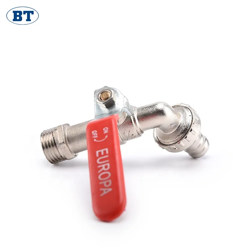 BOTE OEM Brass Bibcock Bib Tap 1/2 Inch Outdoor Faucet Water Bibcocks