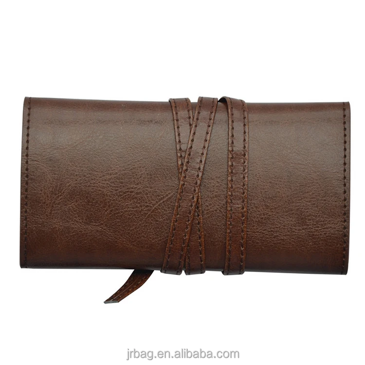 Factory OEM ODM High Quality PU leather Rolling Tobacco Pouch Women Makeup