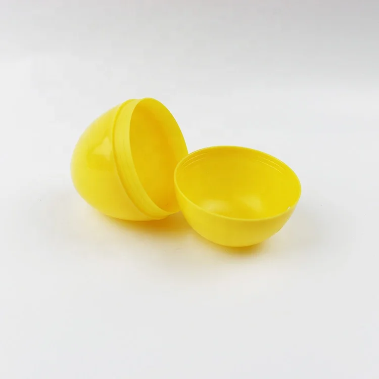 Empty Surprise Egg Toy Wholesale a Variety of Sizes and Shapes Plastic Unisex Injection Molding Yellow or Custom Color 3 Days