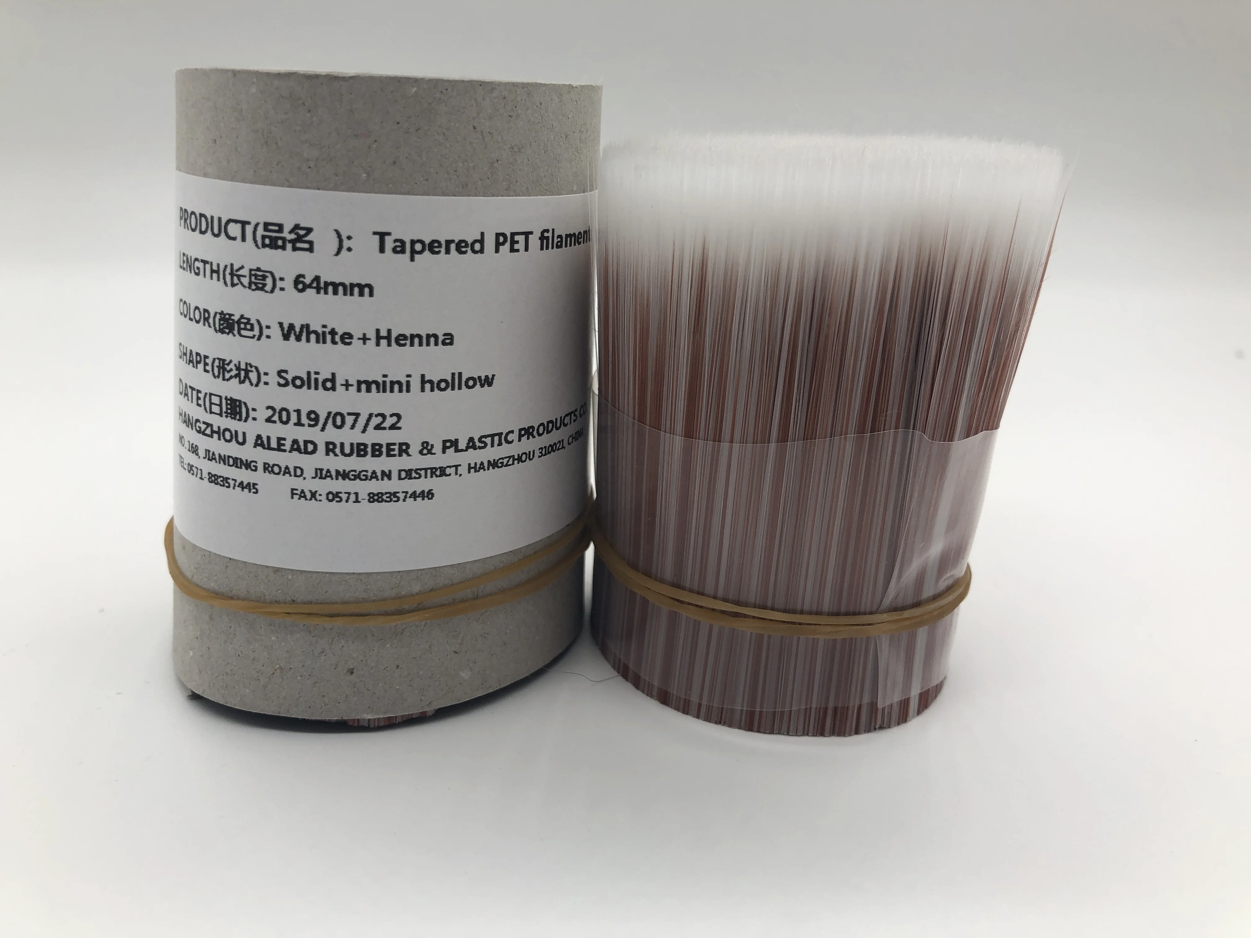 Various styles natural pig bristle hair brush PET brush bristle for paint brush set