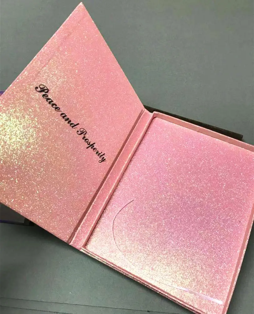 
Custom 16 Pairs Eyelash Book Packaging Private Label 3D Mink Lash Book 