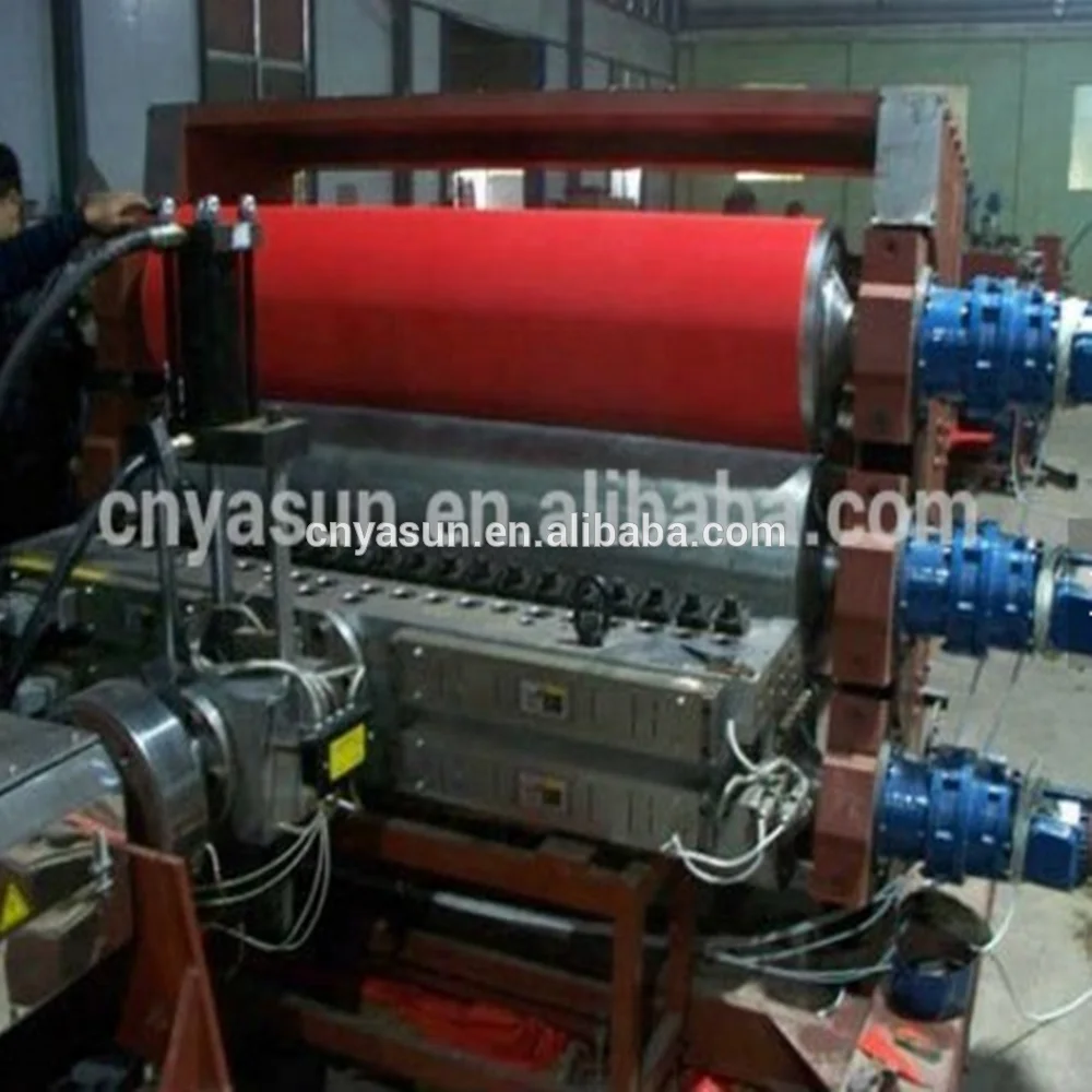 PVC Outdoor Anti-Skid Plastic Coil Mat Production Line/PVC Carpet Making Machine