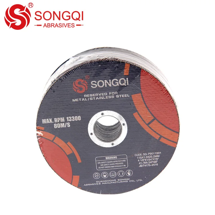 ISO9001 сертификат открывающийся режущий диск для нержавеющей стали