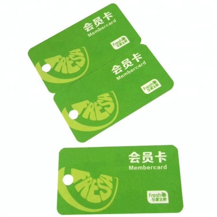 Wholesale printing membership PVC combo card