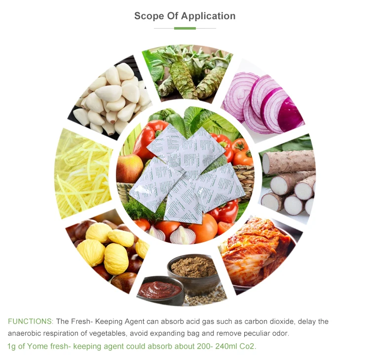 Поо 10 г очищенный чеснок, Хреновый маринованный Овощной поглотитель CO2 в наличии