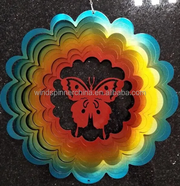 
Оптовые продажи, ветровой Спиннер из нержавеющей стали-бабочка 