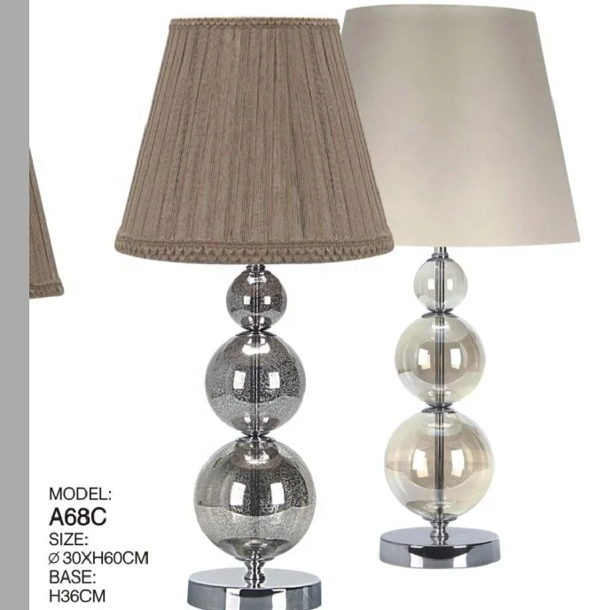 glass table lamp and lamp table for light