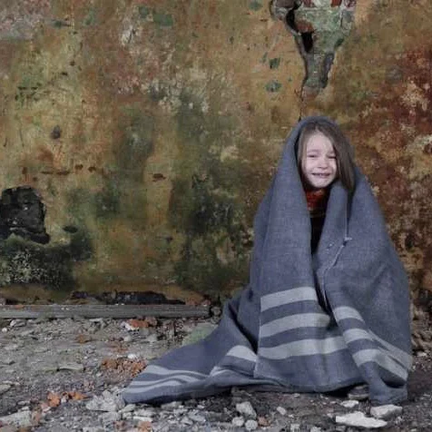 Cheap Recycle Acrylic Cotton Military Blanket