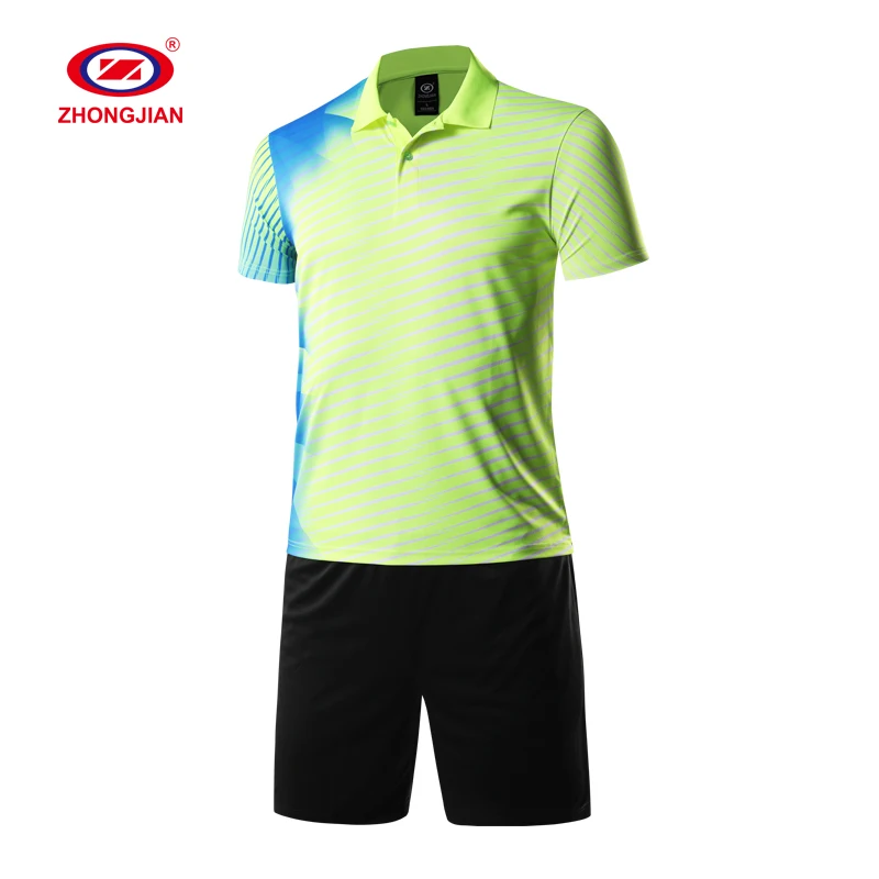 New Badminton Shirts Set Women/Men Sport Shirt Tennis Shirts Table Tennis T-shirt Running Sportswear Tshirt + Shorts for Unisex