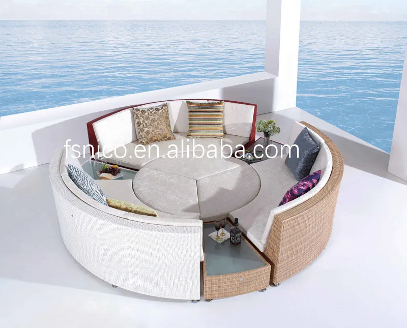 Rattan Semi-circle sofa Rattan furniture