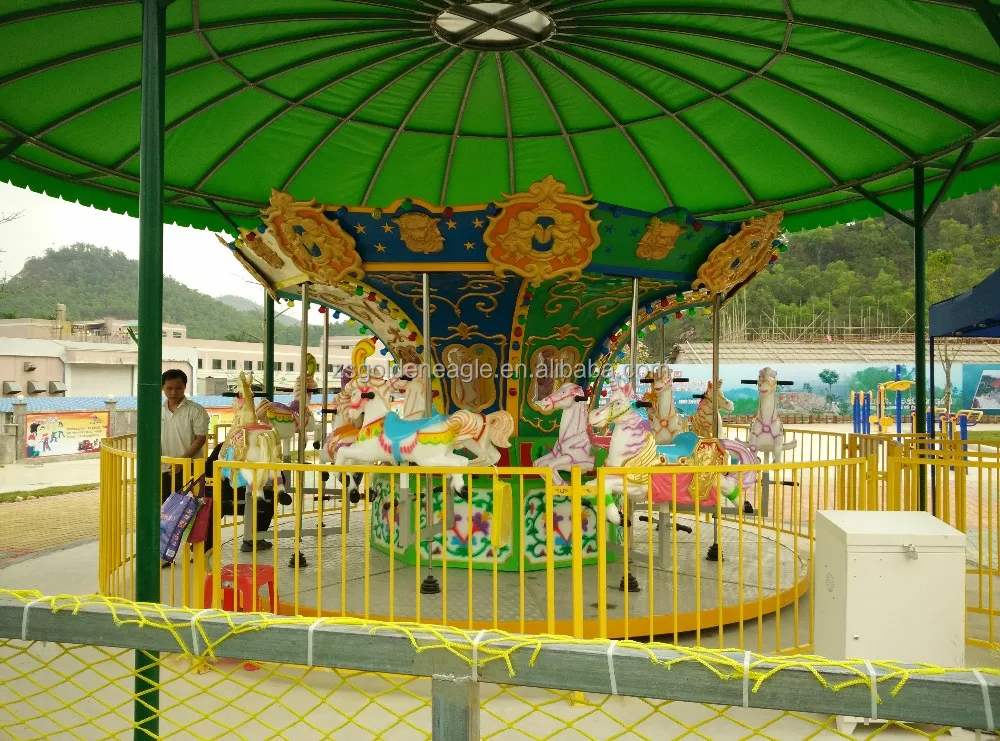 16 seats carousel  Merry go round  carnival rides  fairground attractions