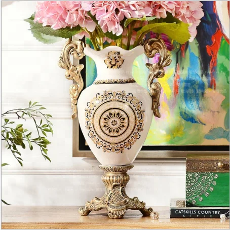 Creative European home ceramic vase crafts ornaments home accessories ceramic ornaments