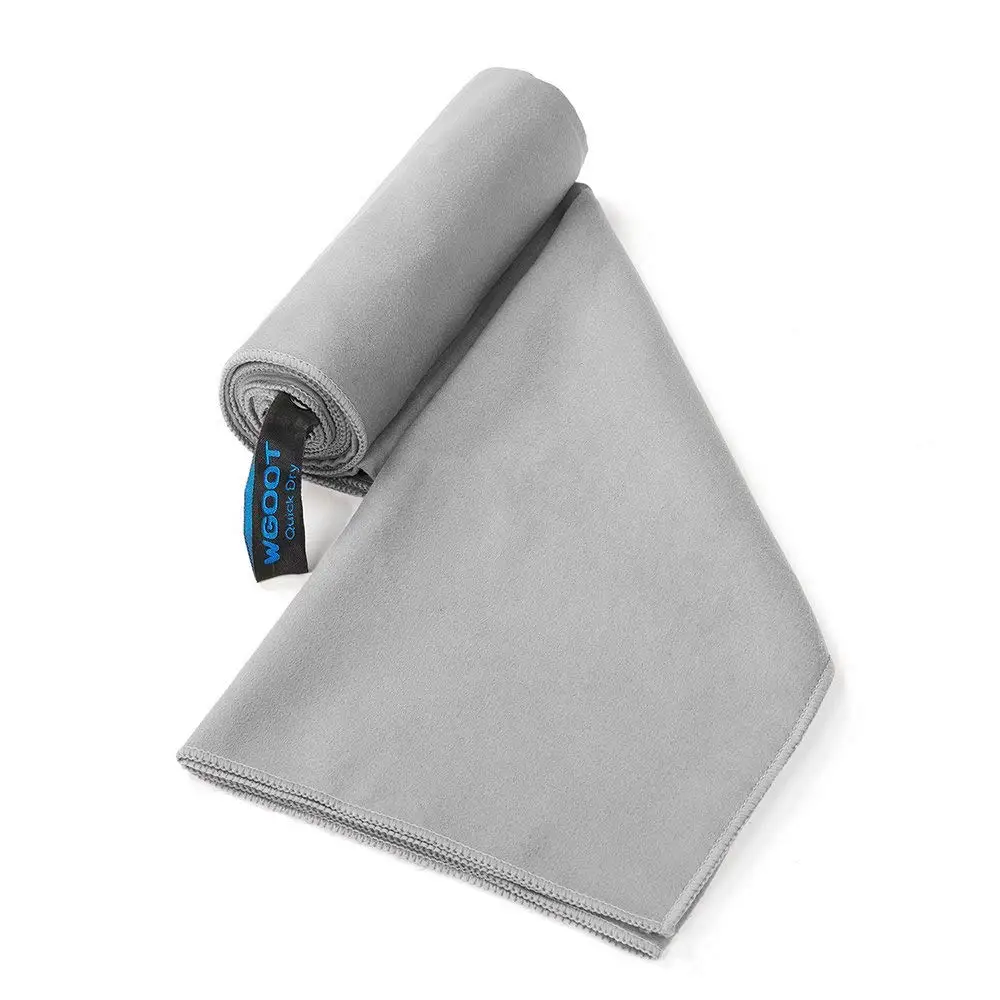 Microfiber lightweight quick dry sports towel beach towel suede towel with hanging loop