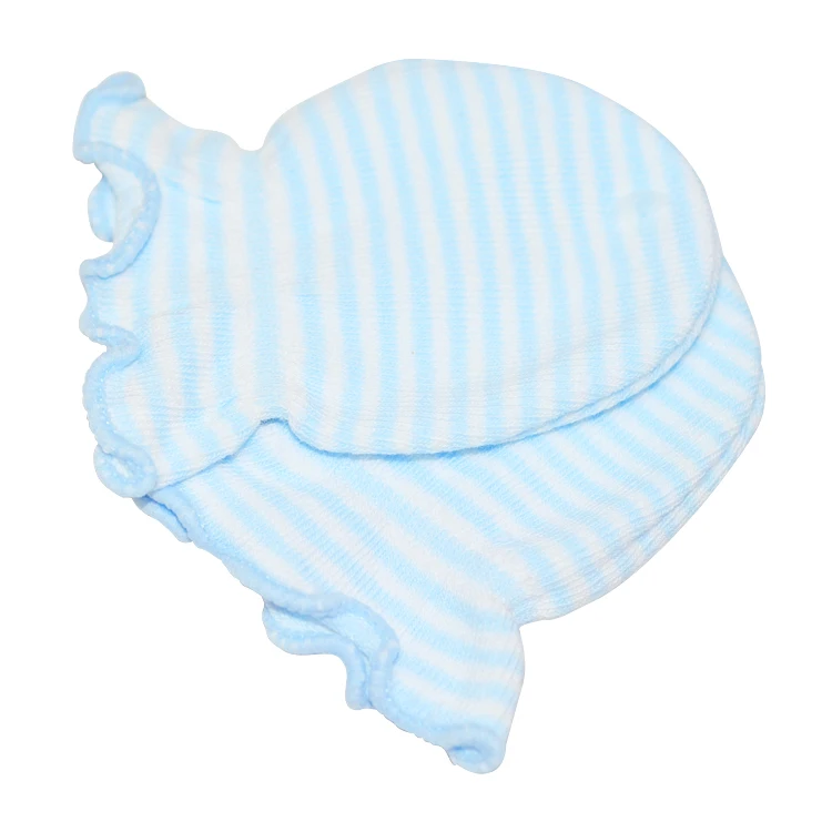 Unisex baby gift set mitten socks new born cotton hat