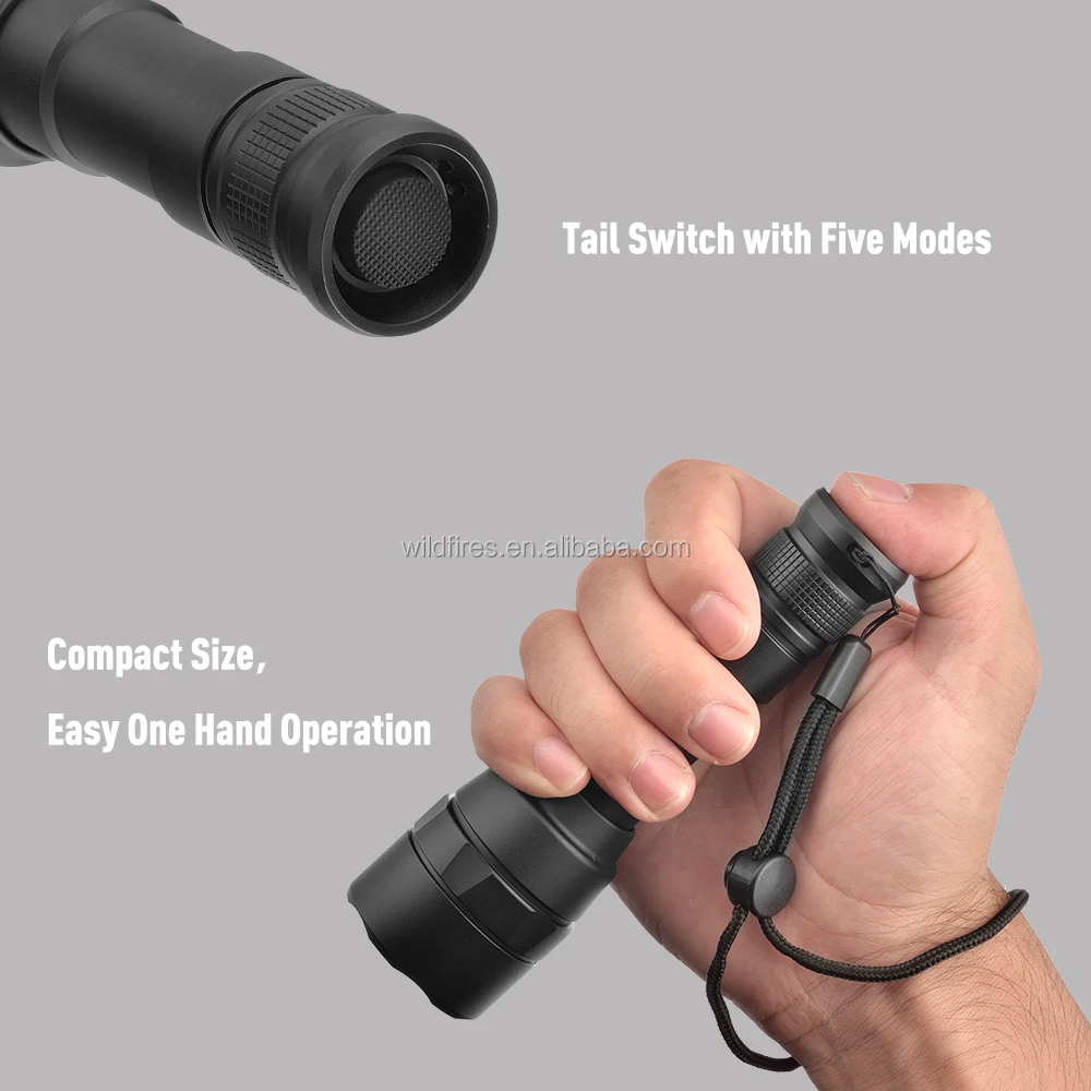 
Aluminum Led Torch rechargeable Flashlights with18650 battery Led Flashlight torch 