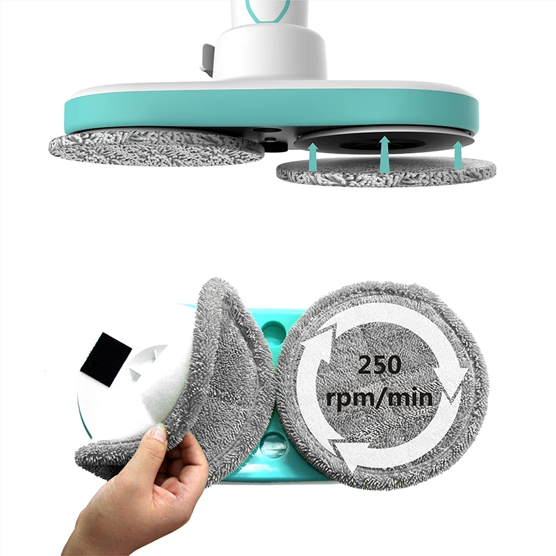 
High quanlity multi-purpose electric cleaning mop scrubber drill brush car washer floor sweeper sofa waxer bathroom brush set 