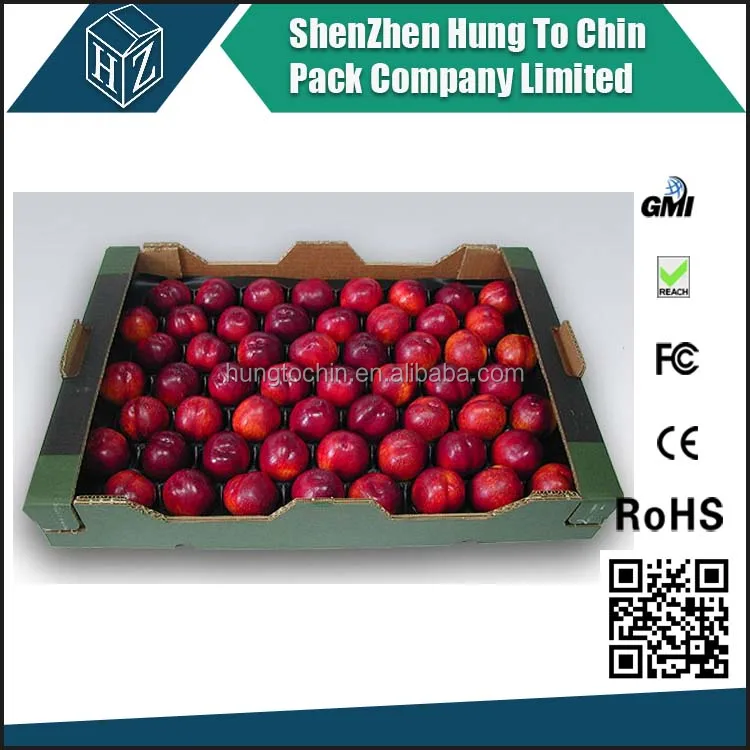 EB Flute 4mm thickness Corrugated boxes for tomato packaging