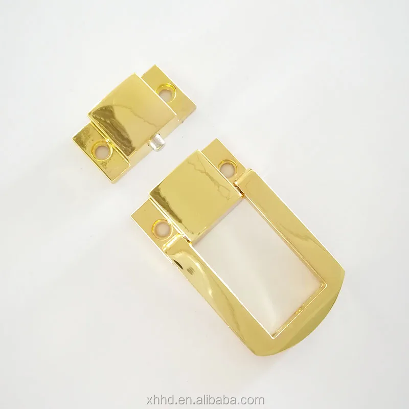High Quality Factory Sell Shiny Surface Zinc Alloy Lock For Wooden Box Lock Equipped With Screw