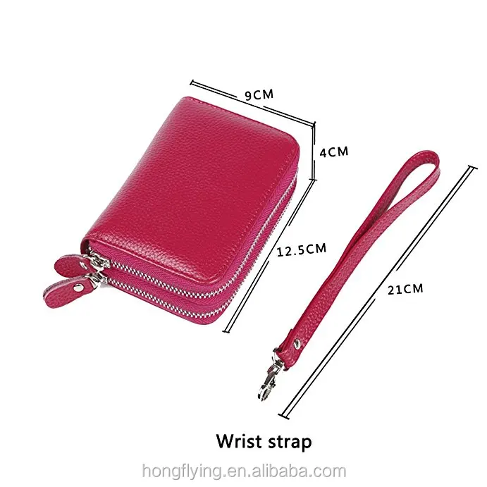 
RFID Blocking Leather Wallets Credit Card Safe ID Holder /Case/Protector, Multifunctional Card Holder Safe Travel Wallets for wo 