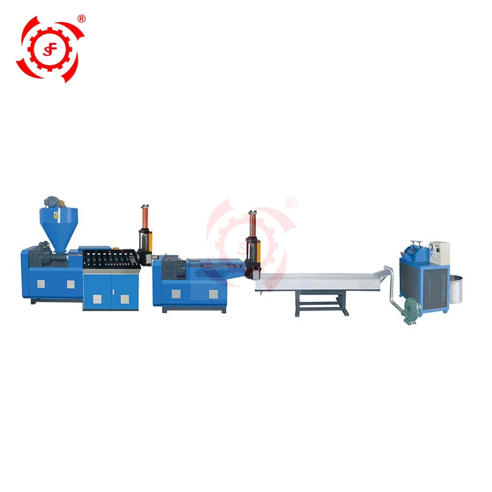 Один двухступенчатый PP PE ABS шлифовальная машина стоимость PE влажная пленка гранулирования печатная экологическая пластиковая машина цена