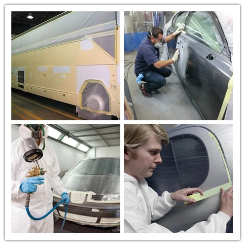 150 Micron Thickness automatic car Painter Tape Painting