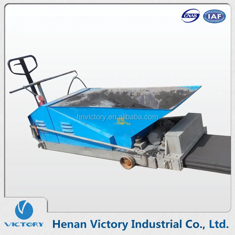 Precast concrete hollow core wall panel extruder machine