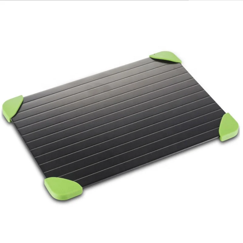 Kitchen Accessories Metal Food Fast Meat Defrosting Tray Defroster Plate Thawing Plate Defrosting Board in Aluminum Metal
