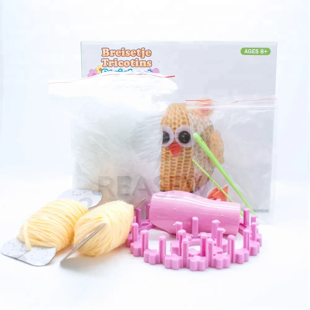 Hot Sales DIY Knitted Yarn Cute Animal Crochet Craft Sets
