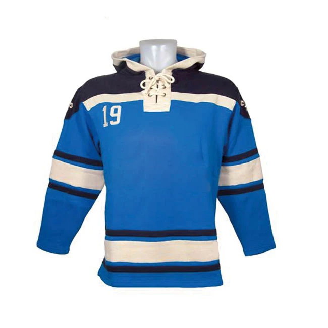 Cheap fashion hockey hoodie laces custom european funny hockey hoodies