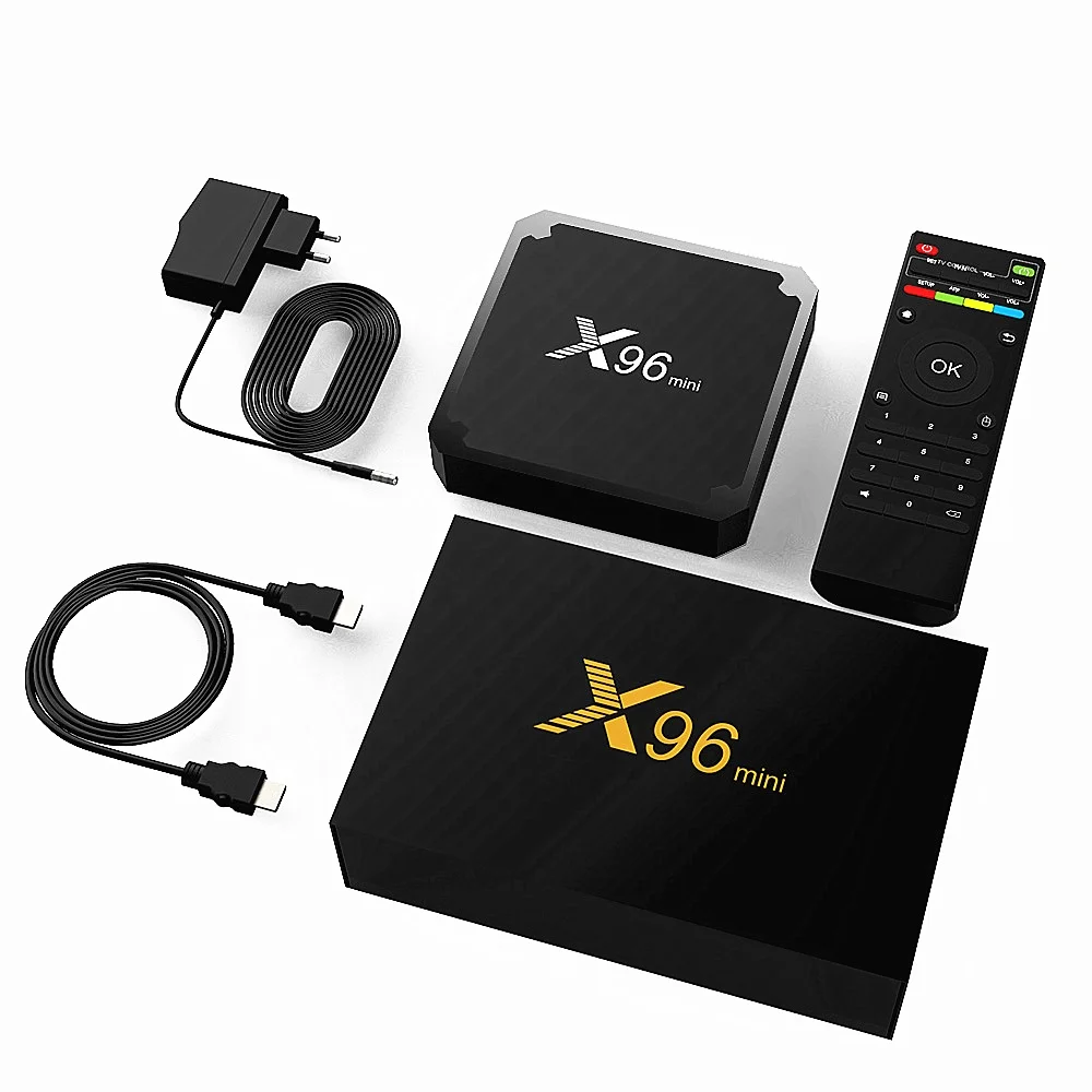 Прямая Заводская поставка TVBOX X96 Mini 2 Гб ОЗУ 16 Гб ПЗУ четырехъядерный Amlogic S905W Android 7.1.2 CODI Android TVBOX