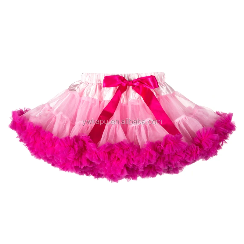 Wholesale fluffy tutu skirt for girls baby children tulle skirt 1 year old baby clothes