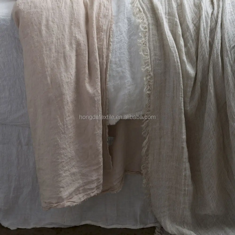 
Stone washed French linen fabric, 100% flax linen fabric in roll 