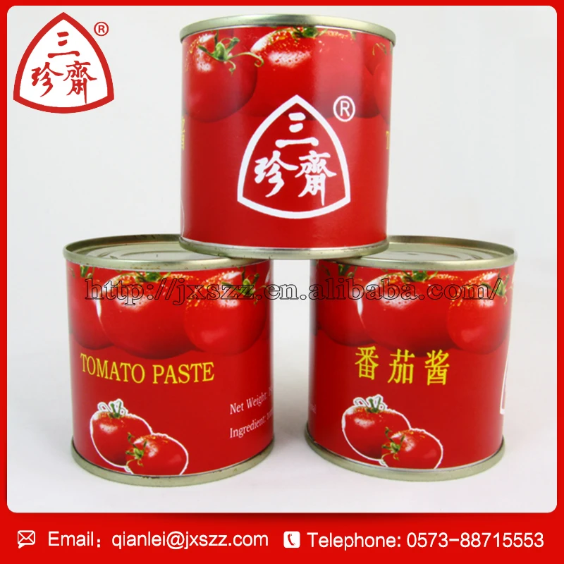 Hot sale tomato paste 28-30% brix , canned tomato paste manufacture