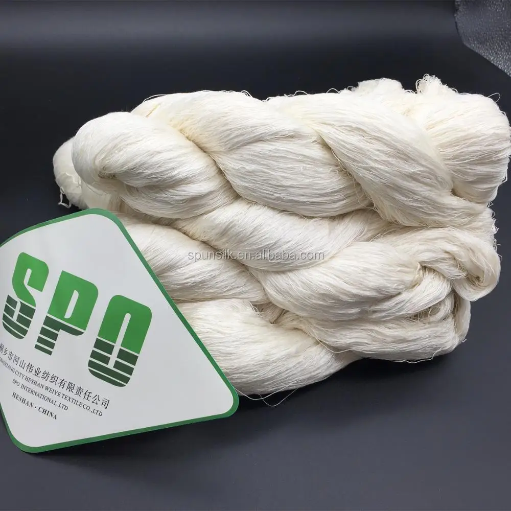 High Quality Thick Silk Thread 8Nm/2 in Hank For Carpet Handloom