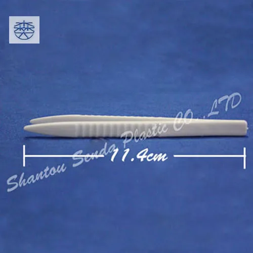 Plastic medicine tweezers 11.4cm,plastic tweezer pp and green color white color