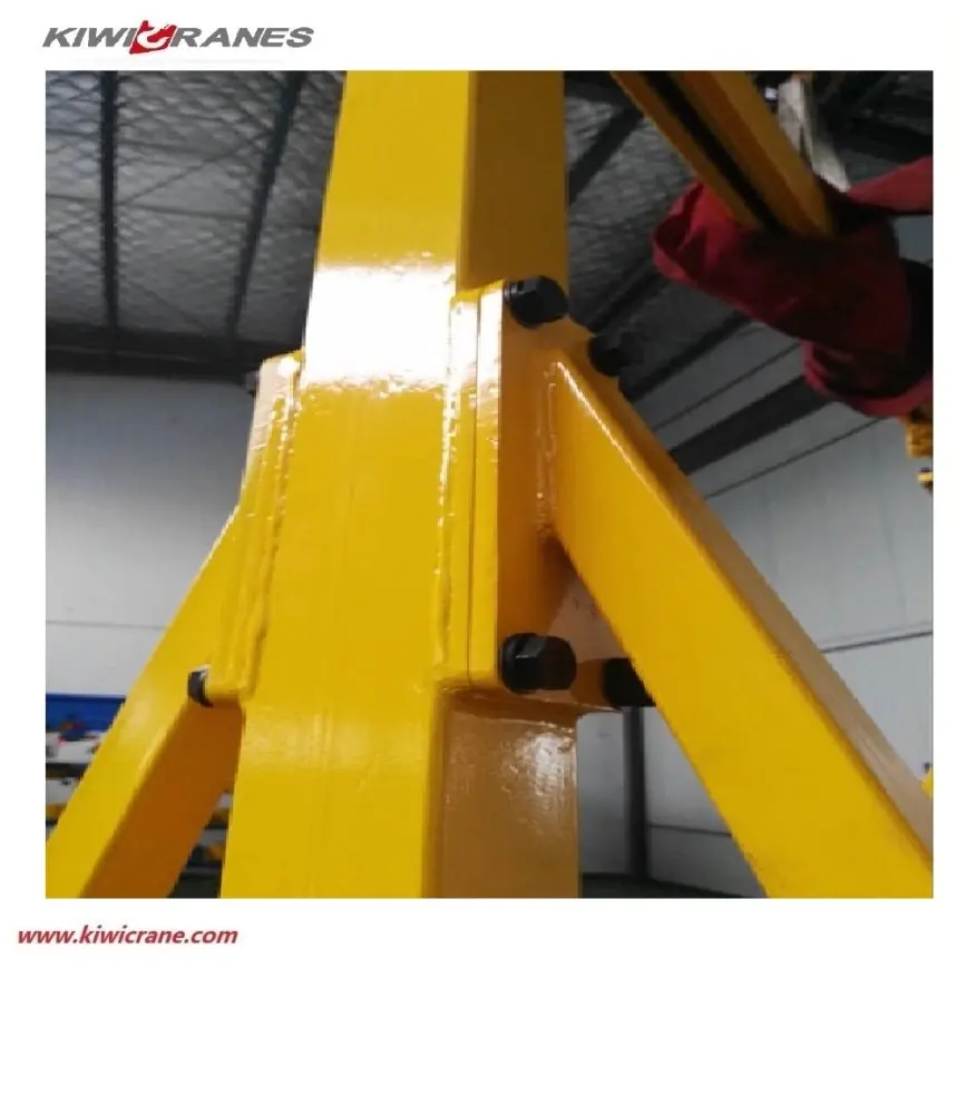 High performance movable portal electric portable gantry crane 1ton 1000kg