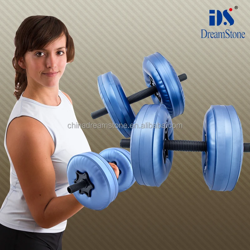 Хит продаж, круглой резиновой гантели Dreamstone 10 кг