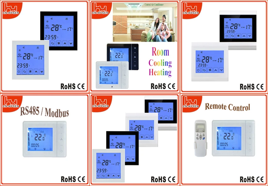 Remote Fan Speed Controller Programmable Or Non-programmable Thermostat