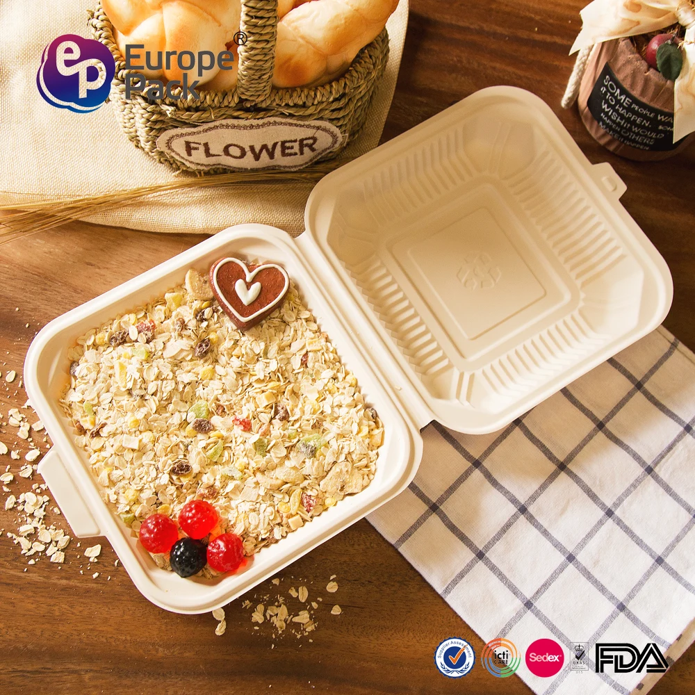 Alibaba большой экологической биоразлагаемых эко-ланч для упаковки