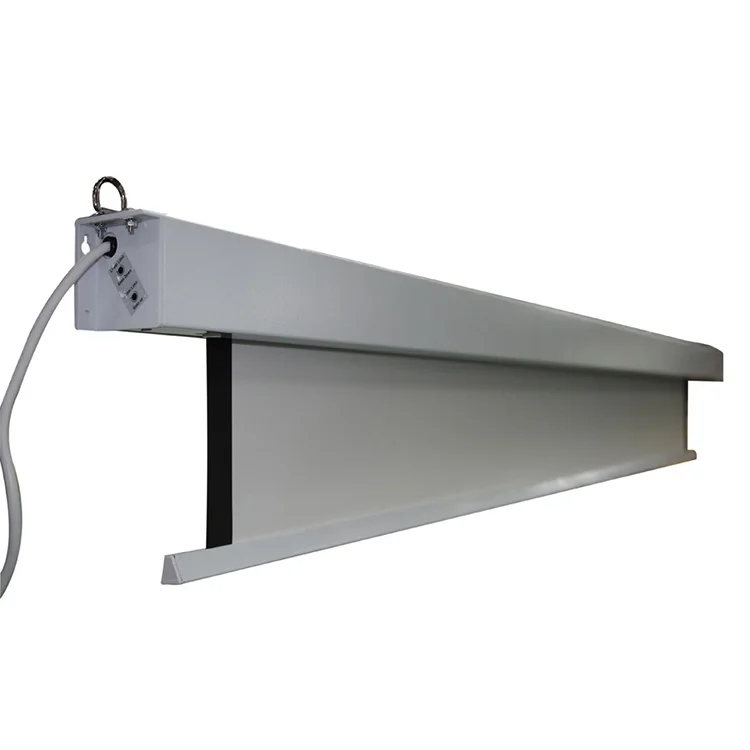 150 inch motorized projector screen 12v trigger projector silver screen with IR RF remote control projection screen