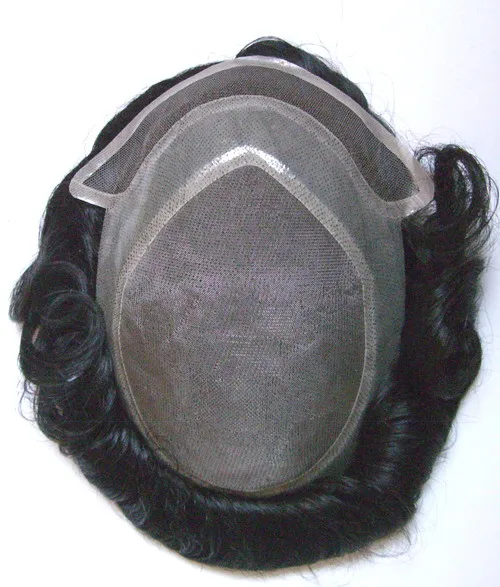 Парики Toupee для мужчин, моно-волосы Remy, мужской парик с верхней застежкой, прозрачный парик из полиуретана