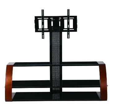 wood outdoor used high end universal plasma lcd tv pole stand/mueble de tv