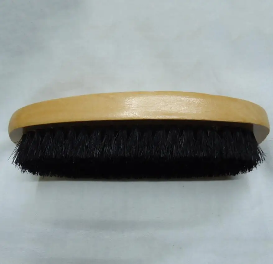 
Beech wood handle horse hair polishing shoe brush 