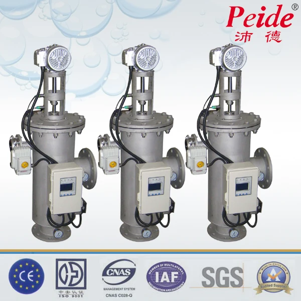 Electric Suction Self Cleaning Filter for Water Purification
