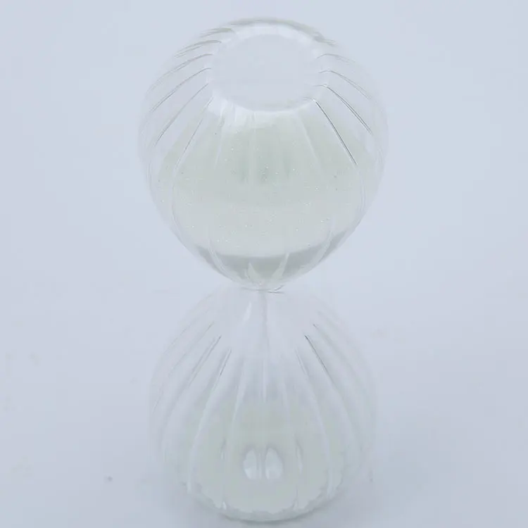 Hand blown 5 min sand glass hourglass with colored sand